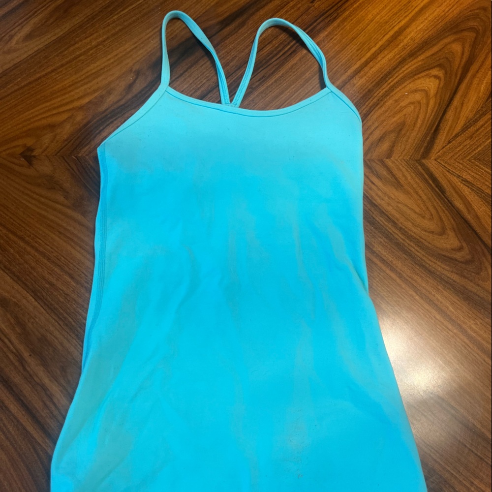 Blue Lululemon Y tank, size 2